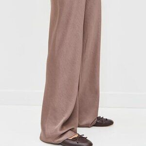 Fluid Satin Bias Pants
